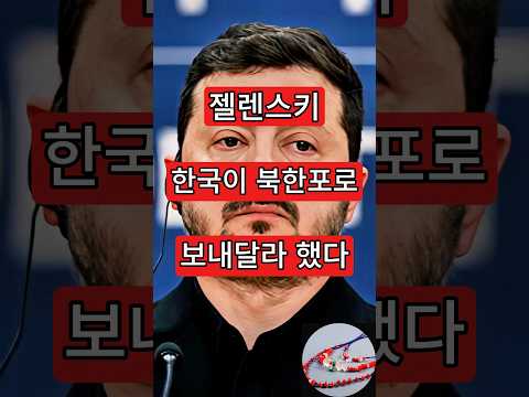 젤렌스키, <strong>한국이</strong> 북한포로 보내달라 했다
