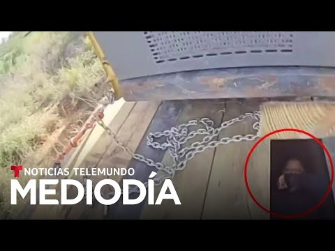 Videos muestran el hallazgo de 23 migrantes víctimas de tráfico en un camión | Noticias Telemundo