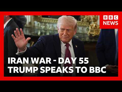 President Trump says Iran strategy "working very well" | BBC News