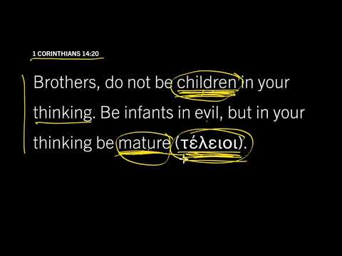 Philippians 3:15–16 // What Does It Mean to Be Mature?