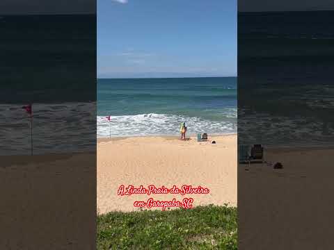 A Linda Praia da Silveira em Garopaba SC