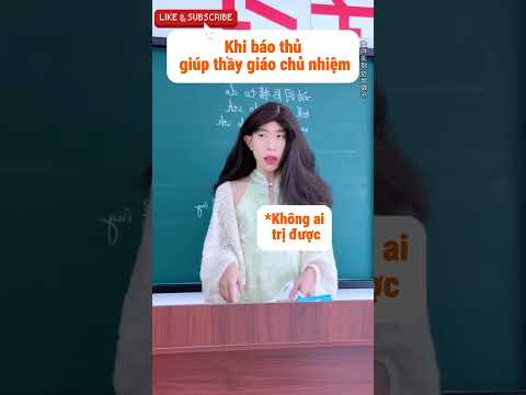 Khi báo thủ giúp thầy chủ nhiệm | Mỗi Ngày Một Hài #shorts