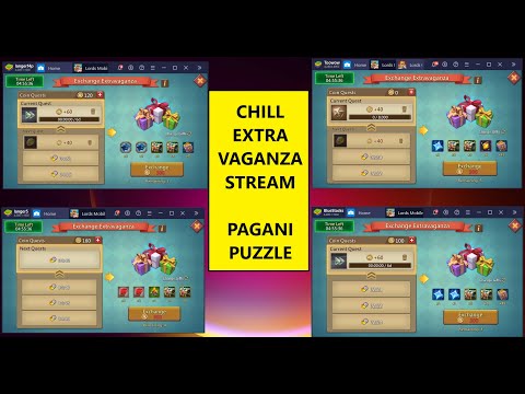 LIVE STREAM - EXTRAVAGANZA AND PAGANI PUZZLE  - Come hang out