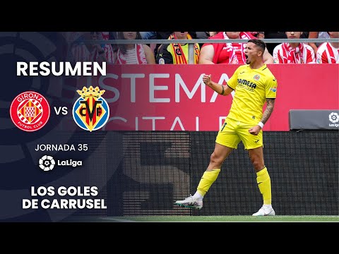 ¡Gerard Moreno en el 93 se lleva los tres puntos! Resumen de goles del Girona 1 - 2 Villarreal