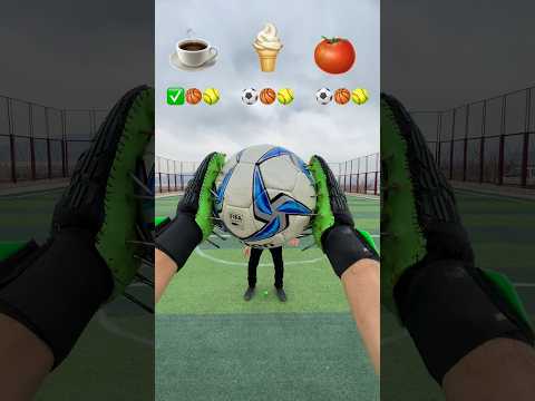 SURPRISING ASMR CATCH THE BALL WITH DANGEROUS GLOVE ☠️ ⚽🧤#shorts #challenge #viral