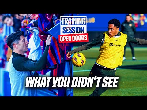 WHAT YOU MISSED FROM THE OPEN DOORS FC Barcelona Training 🔵🔴