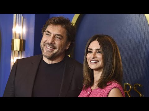 Javier Bardem y Penélope Cruz junto a otras estrellas hispanas en el almuerzo de los Óscar