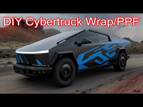DIY Cybertruck Vinyl/PPF Wrap That Anyone Can Do!!