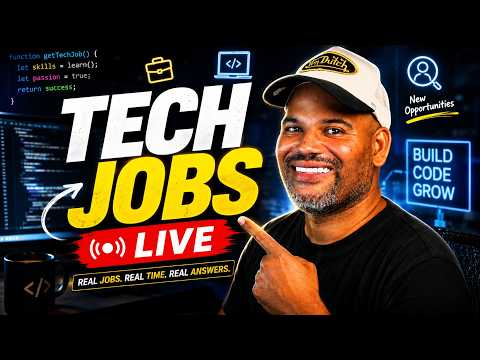 Web Developer Looking For Tech Jobs Live + Q&A