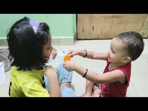 Evani with Sanvi Didi