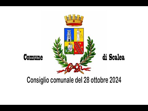 SCALEA, CONSIGLIO COMUNALE DEL 28 OTTOBRE   2024