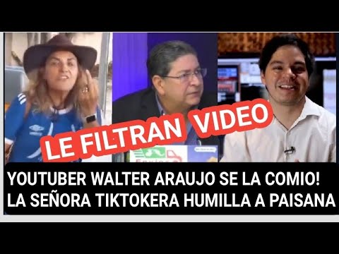 Salvadoreña presume vivir en USA/ youtuber w araujo vrs el faro