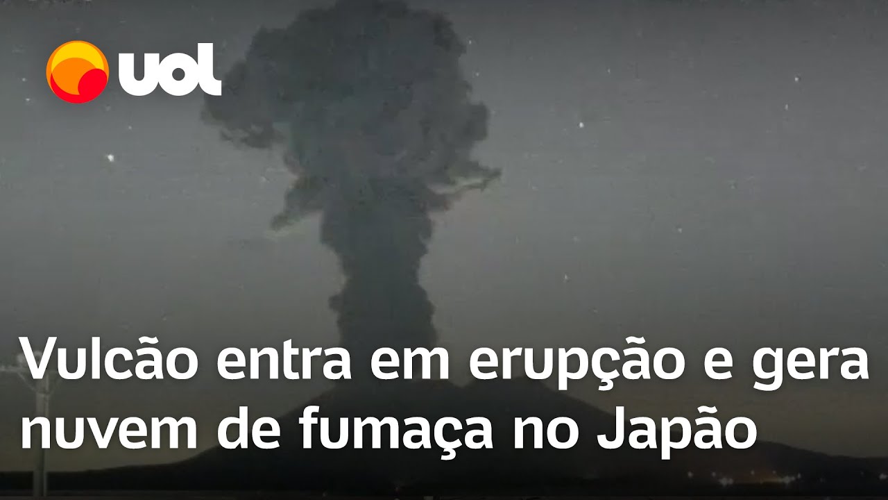 Vulcão entra em erupção e provoca cancelamento de dezenas de voos no Japão