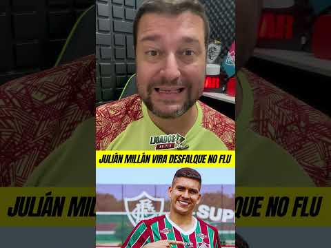 Fluminense sofrerá desfalque de Julian Milan por quatro semanas após lesão