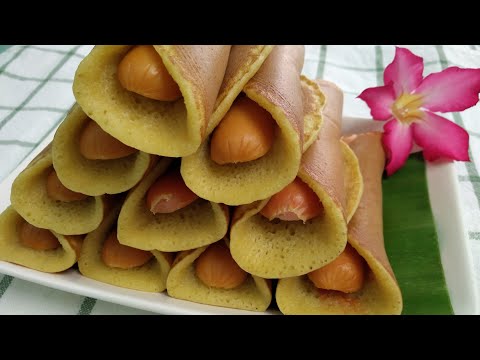 ขนมโตเกียวไส้กรอก-แป้งเนื้อนุ่ ขนมโตเกียวไส้กรอก-แป้งเนื้อนุ่