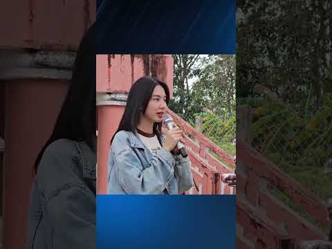 Thùy Tiên bên bà con Thái Nguyên #thuytien #showbiz #thiennguyen #giaitri #hoahau