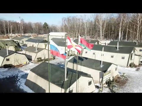 L'armée russe établit un camp militaire au Bélarus, près de la frontière polonaise | AFP Images
