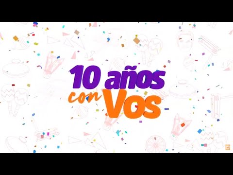 Vos Tv celebra #10añosConVos y reconoce a los colaboradores que han permanecido una década