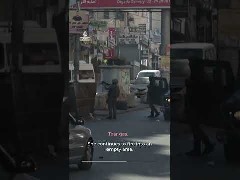 Israel raids West Bank refugee camp, blocking key roads | AJ #shorts