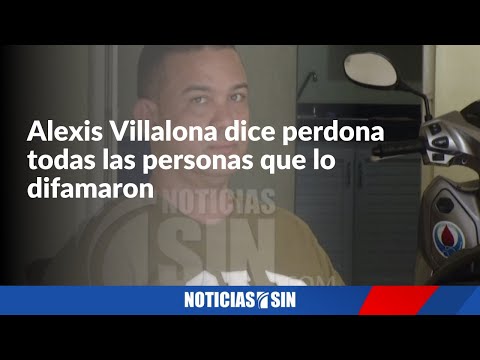 Alexis Villalona dice perdona todas las personas que lo difamaron