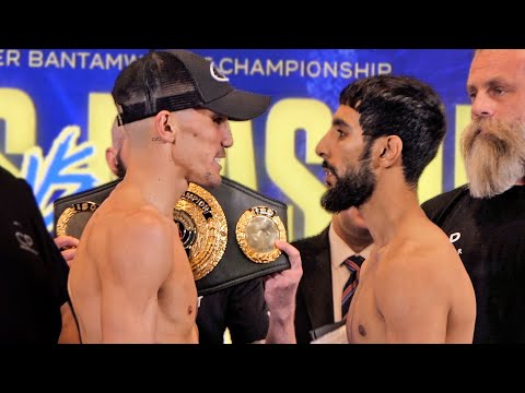 Liam Davies vs Shabaz Masoud • WEIGH IN & FACE OFF | Frank Warren & Queensberry Promotions