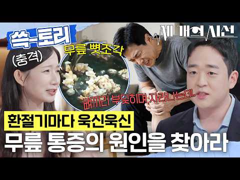 [세 개의 <strong>시선</strong>] 뼈끼리 부딪히다 뼛조각까지?!🧩 무릎 속에서 벌어지는 위험한 변화 #세개의시선
