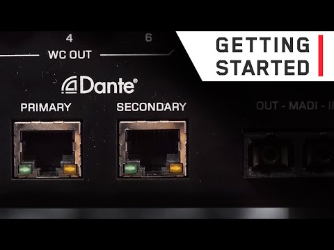 Setting up Dante with the Galaxy 64 Synergy Core Interface - Routing and Configuration