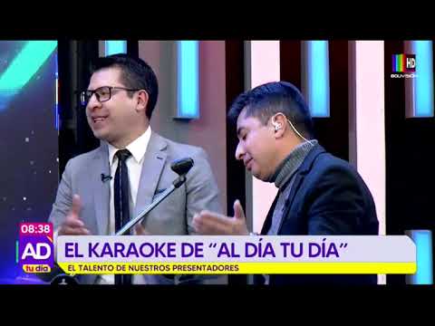 Nuestros presentadores demuestran su talento ¡Karaoke en Al Día, Tu Día!