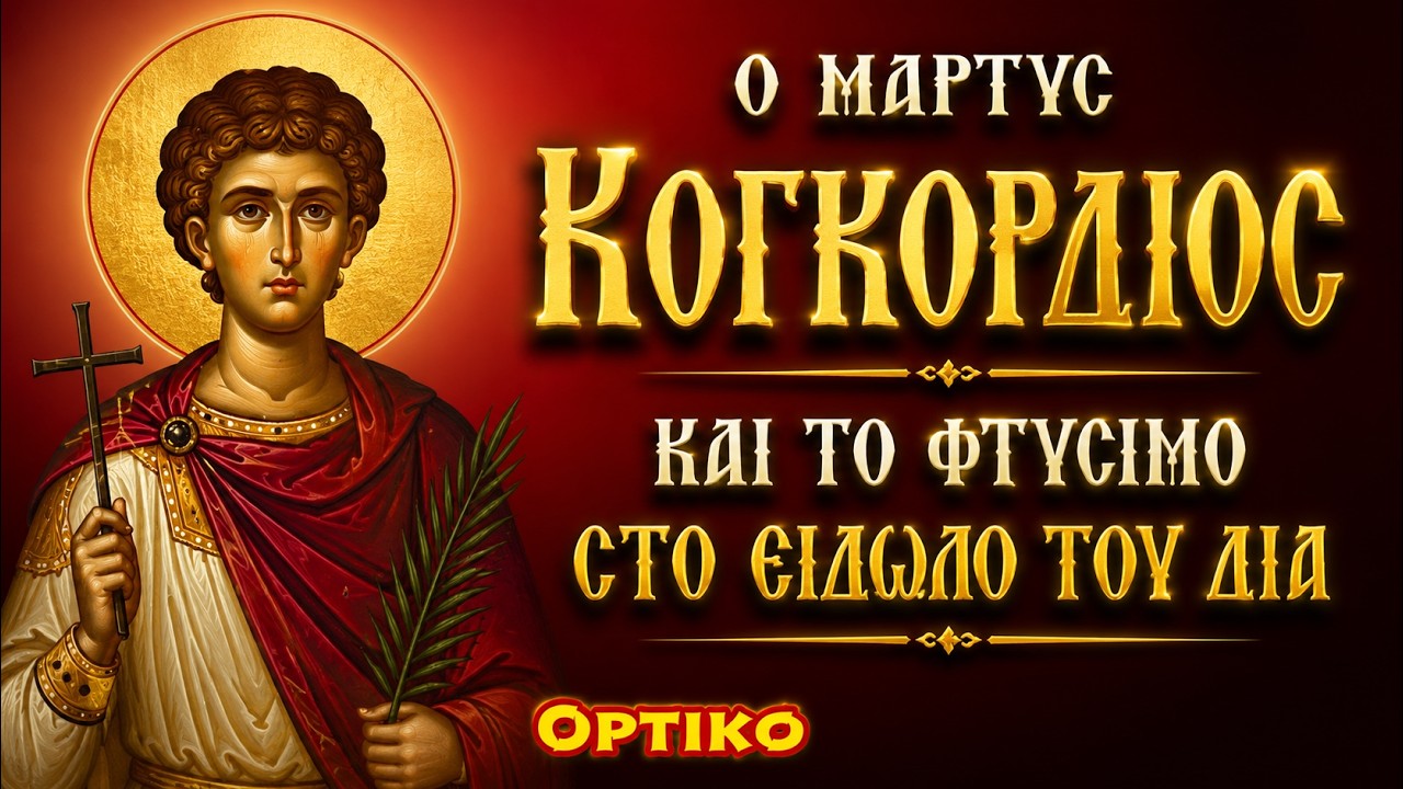 Ο Μάρτυς Κογκόρδιος και το φτύσιμο στο είδωλο του Δία