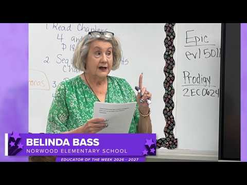 Educator <strong>of</strong> the <strong>Week</strong> for 10/12 - Belinda Bass