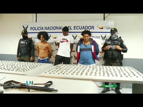 Tres sujetos fueron detenidos en el Guasmo Sur de Guayaquil
