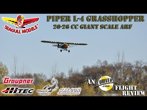 Seagull Models Piper L 4 Grasshopper 20 26cc Giant Scale ARF