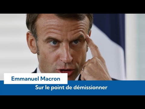 “Il a compris que c’était fini” : Emmanuel Macron prêt à démissionner