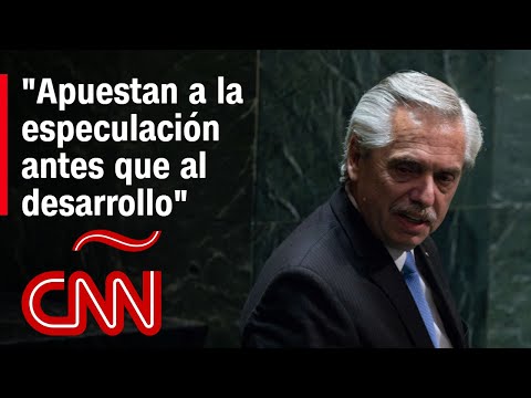 El discurso de Alberto Fernández en la ONU