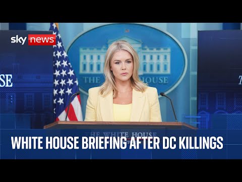 White House Press Secretary holds news conference after Washington DC killings