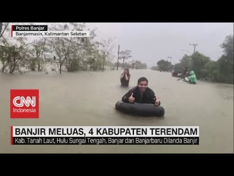 Banjir Meluas, 4 Kabupaten Terendam
