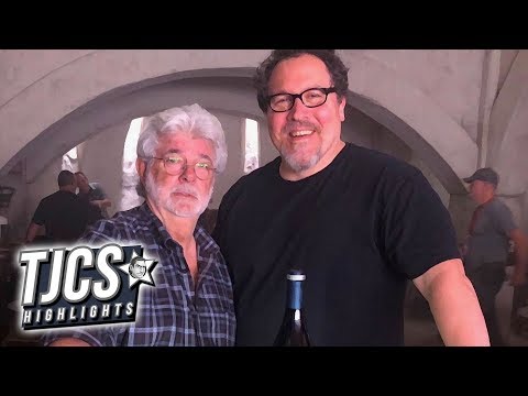 George Lucas visits set of Star Wars: The Mandalorian