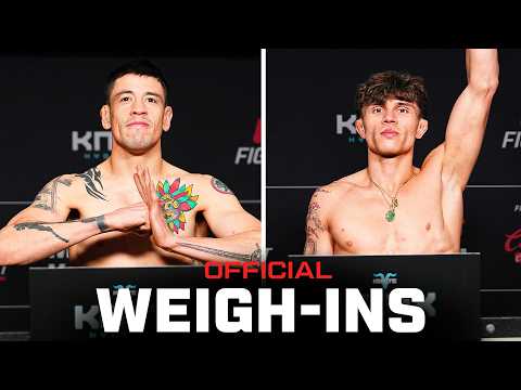 Moreno vs Kavanagh Weigh-Ins | UFC Mexico