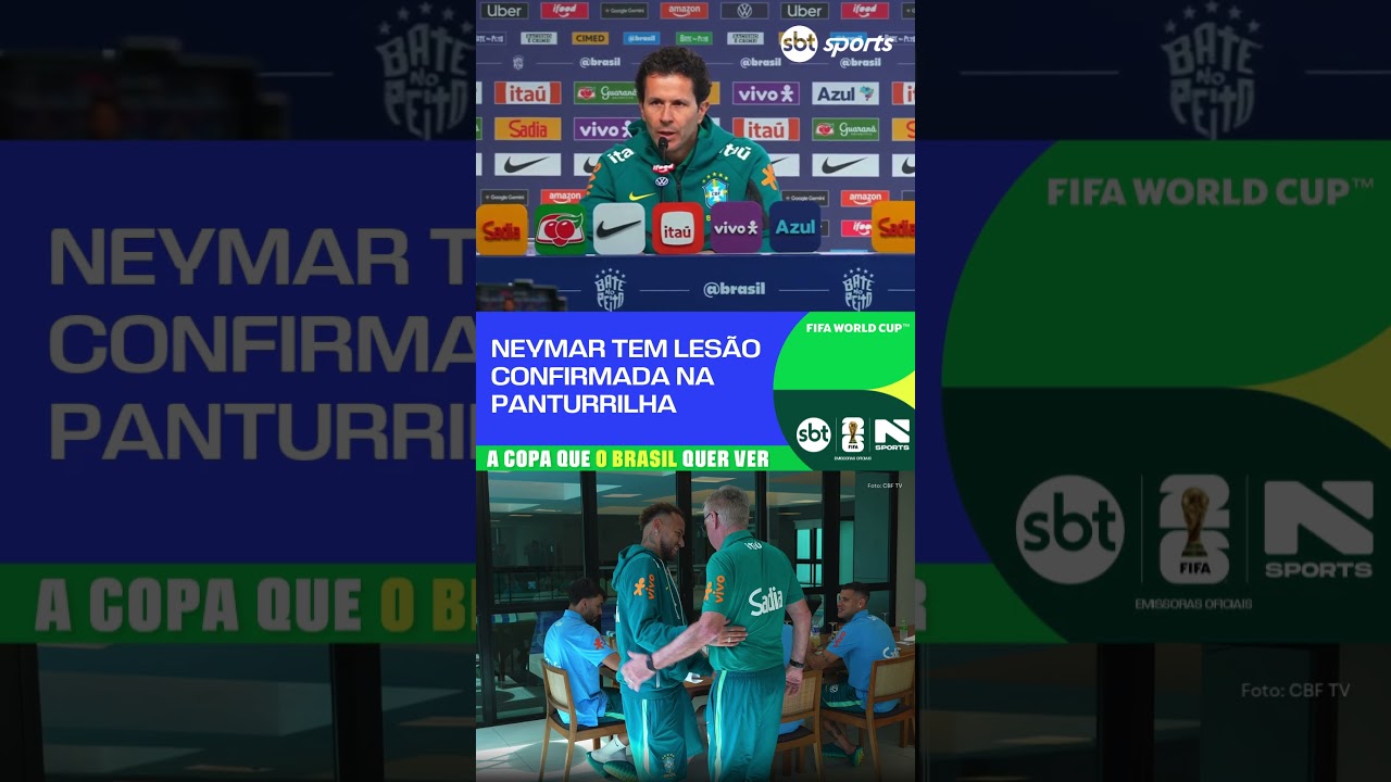 NEYMAR TEM LESÃO NA PANTURRILHA CONFIRMADA
