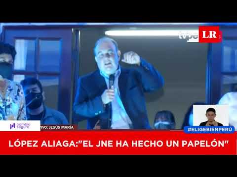 Elecciones 2021: Rafael López: No quiero ser irresponsable al decir que es un fraude aún | RTV