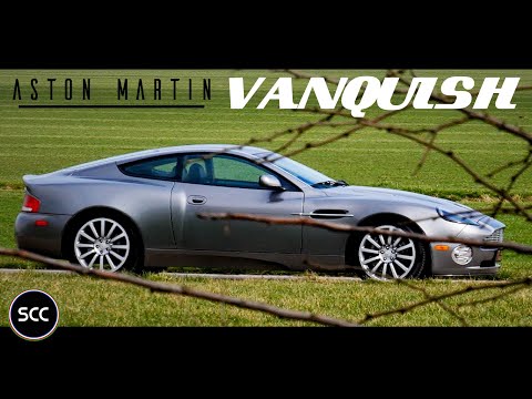 ASTON MARTIN VANQUISH 5.9 2003 | 4K | - Test drive in top gear with V12 engine sound | SCC TV