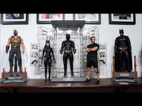 MY HOT TOYS DARK KNIGHT TRILOGY COLLECTION.