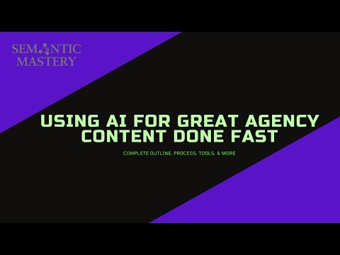 Automating Marketing Content Using AI - 1 Month Of Content In 20 Minutes For Multiple Platforms