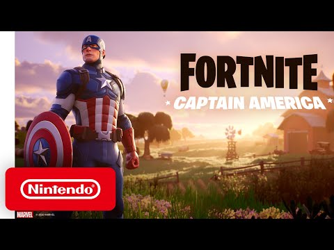 Fortnite Chapter 2 - Season 3 | Captain America Outfit Trailer - Nintendo Switch