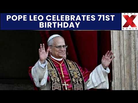Pope Leo Celebrates 71st Birthday With Cake Fit For Vatican Royalty | NewsX World