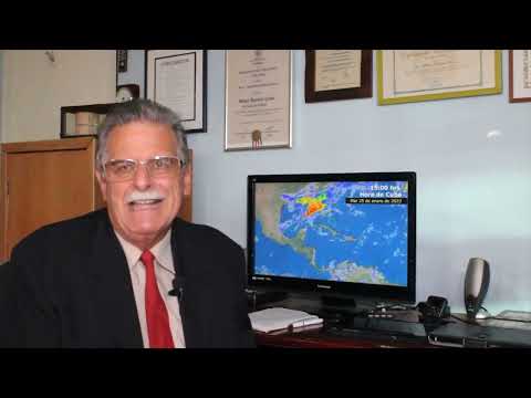El Tiempo en el Caribe: Dr. Rubiera desde Cuba 25 ENERO