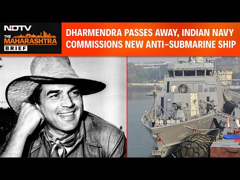 Dharmendra Death News | Dharmendra Passes Away, Indian Navy Commissions New Anti-submarine Ship
