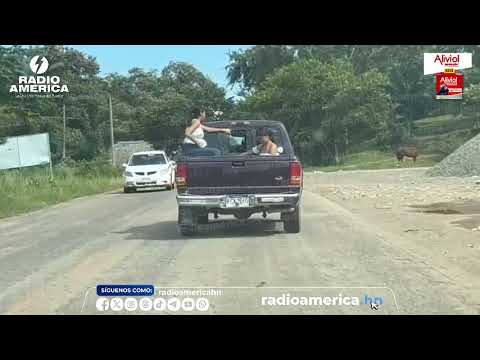 Carretera de Trujillo en mal estado; poca afluencia en feriado morazánico