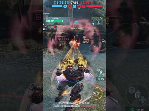 #Vector punishes the 5cap attempt with #LivingLegend in Valley #warrobots War Robots #gaming #wr