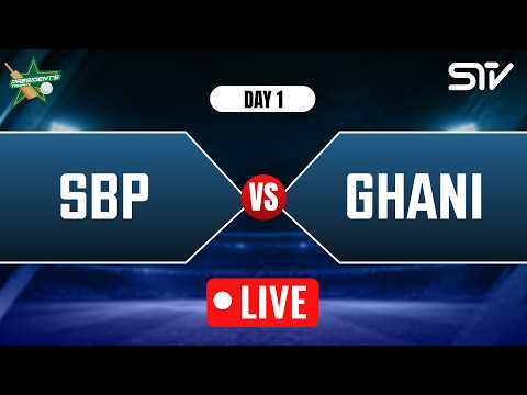Live | DAY 01 | SBP v Ghani | President's Trophy Grade-I | MZK1H